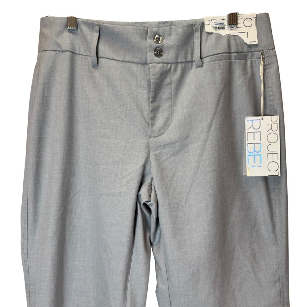 NEW PROJECT REBEL Women's Grey‎ Dress Pants Trousers Business Career Office Chic